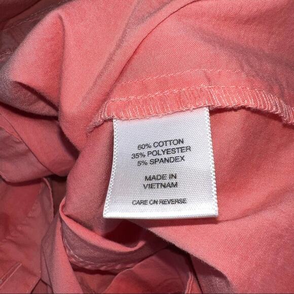 New York & Company Top Button Down Short Sleeved Belted Tie Smock Women’s XL - Picture 6 of 6